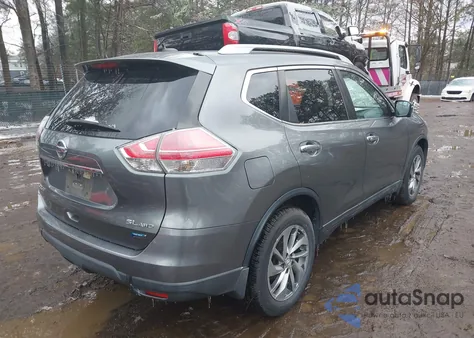 2014 Nissan Rogue Sl z USA, uszkodzony, nr VIN 5N1AT2MV0EC782198